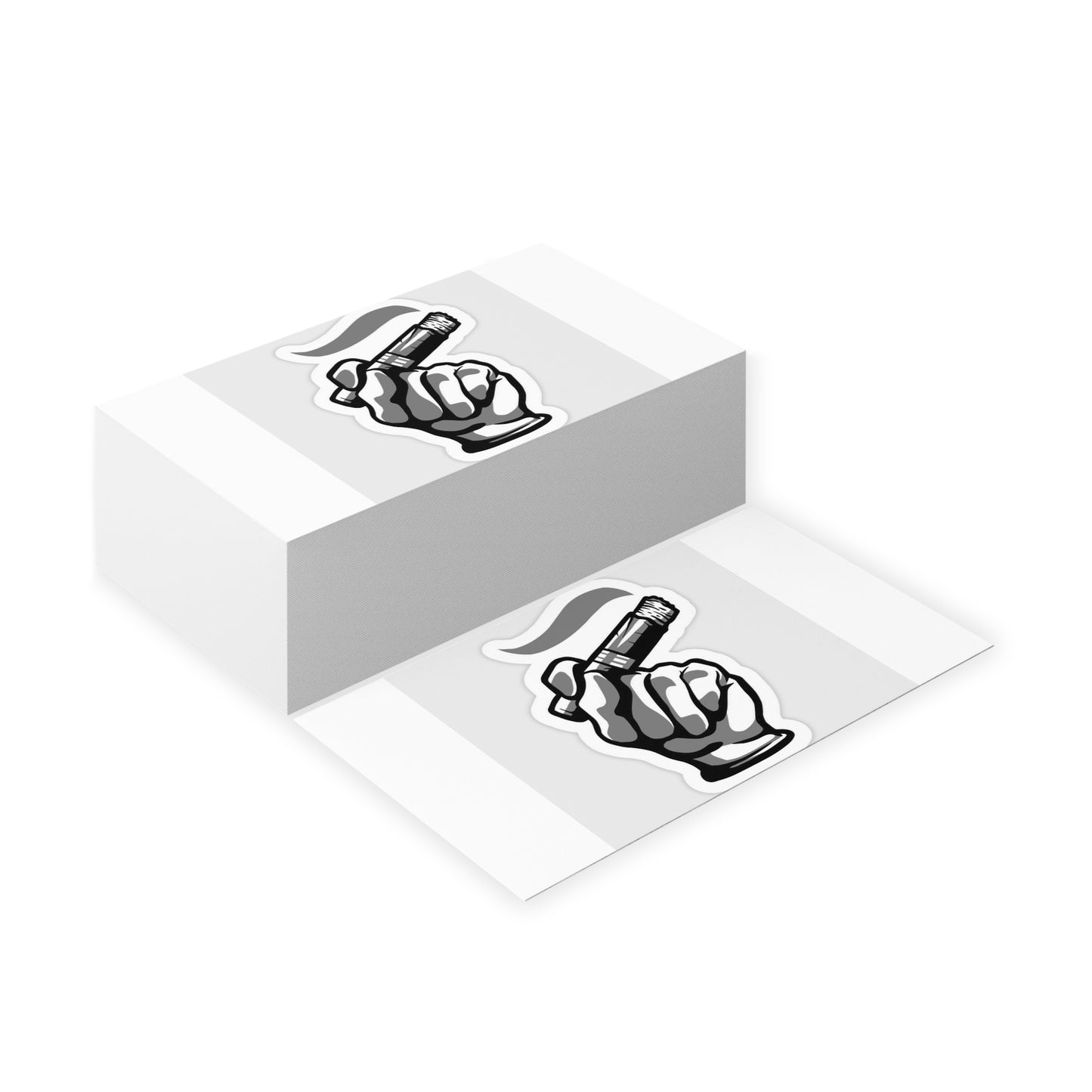 Creative Business Cards with Bold Hand Design