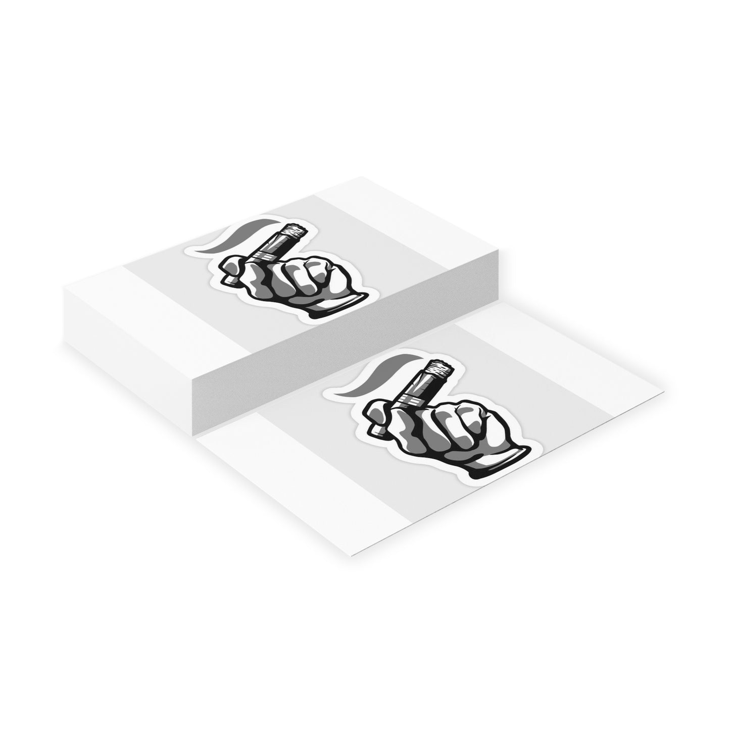 Creative Business Cards with Bold Hand Design