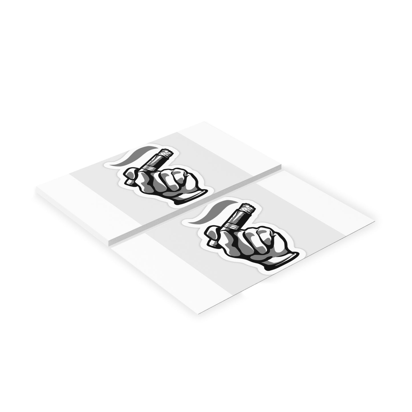 Creative Business Cards with Bold Hand Design