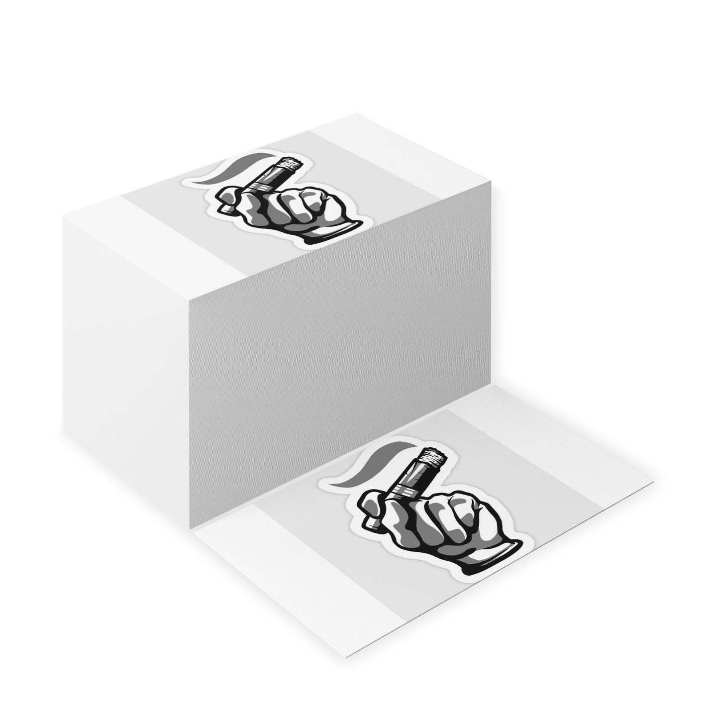 Creative Business Cards with Bold Hand Design