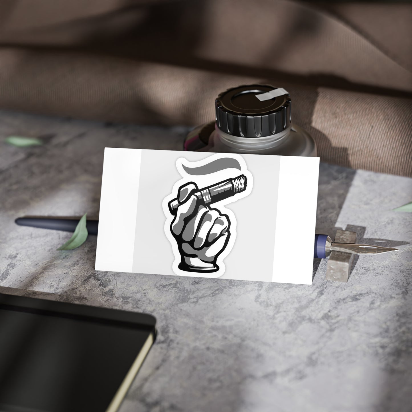 Creative Business Cards with Bold Hand Design