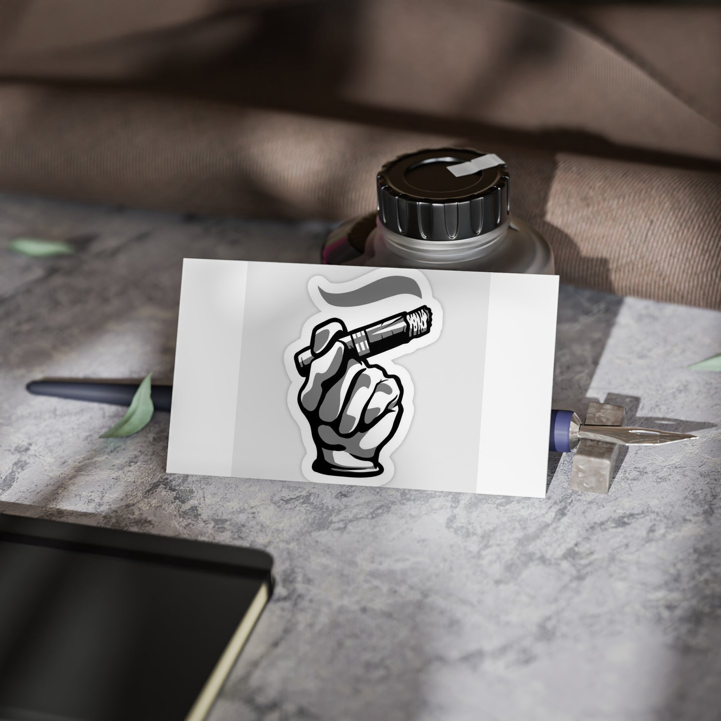 Creative Business Cards with Bold Hand Design