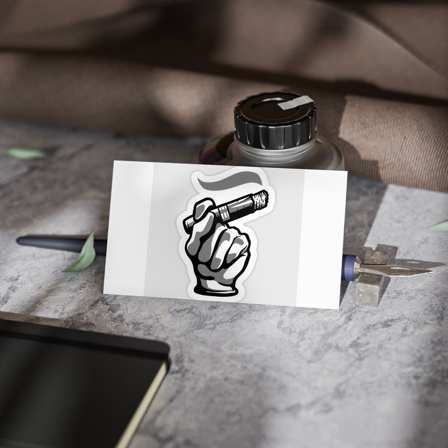 Creative Business Cards with Bold Hand Design