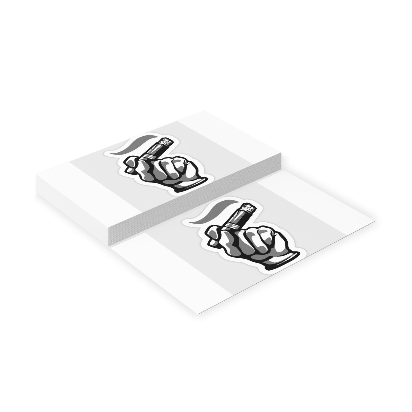 Creative Business Cards with Bold Hand Design
