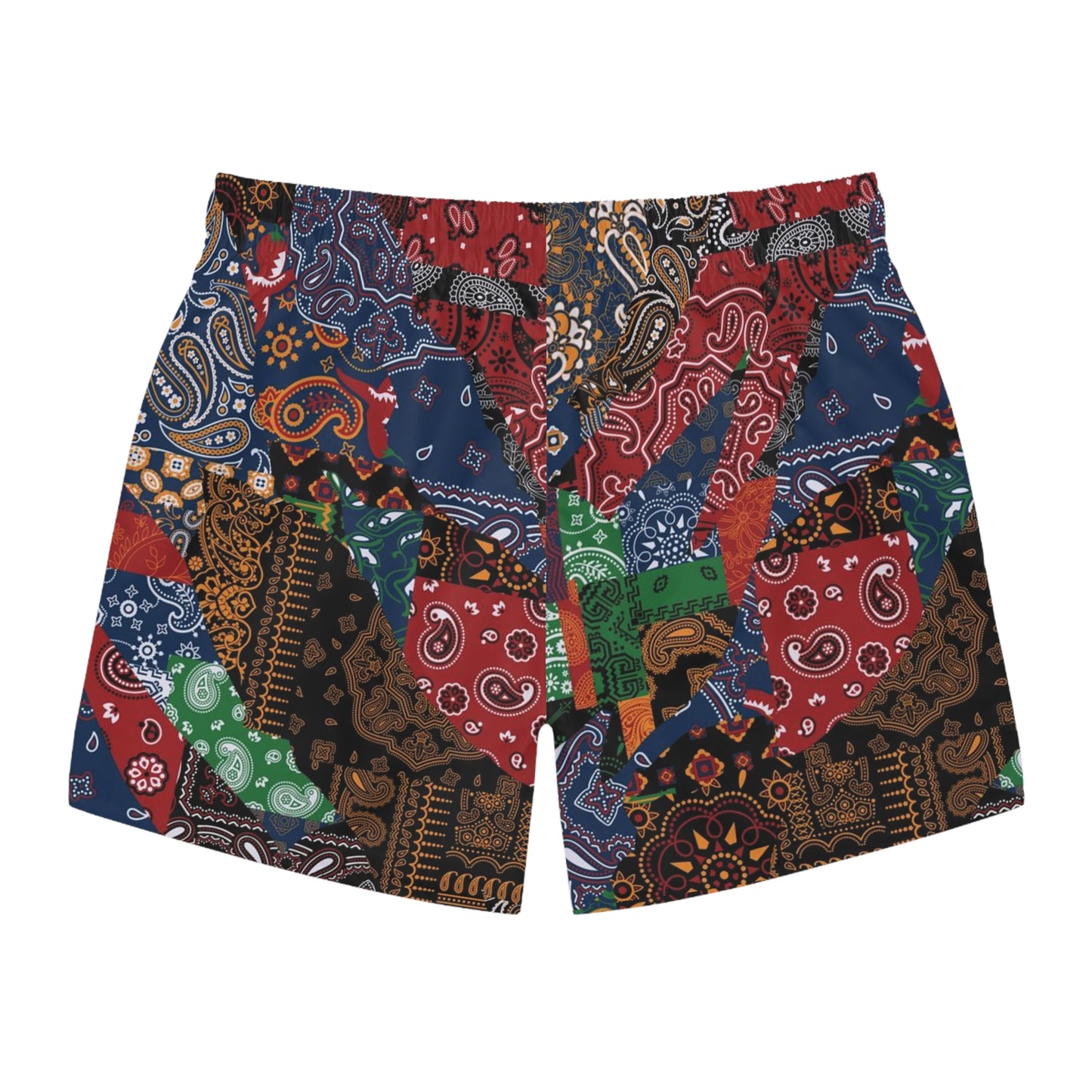 AP Patchwork Bandana  Beach Shorts