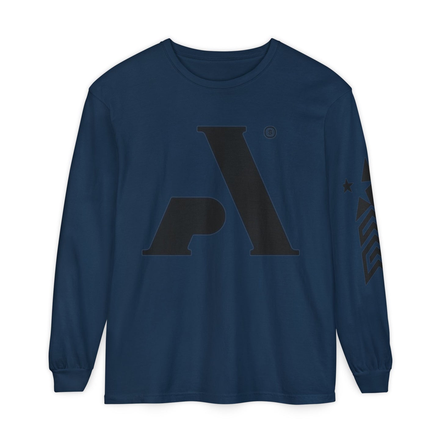 AP Logo  Long Sleeve T-Shirt | Casual Wear, Gift for Him Everyday Essentials, Trendy Fashion, Graphic Tee