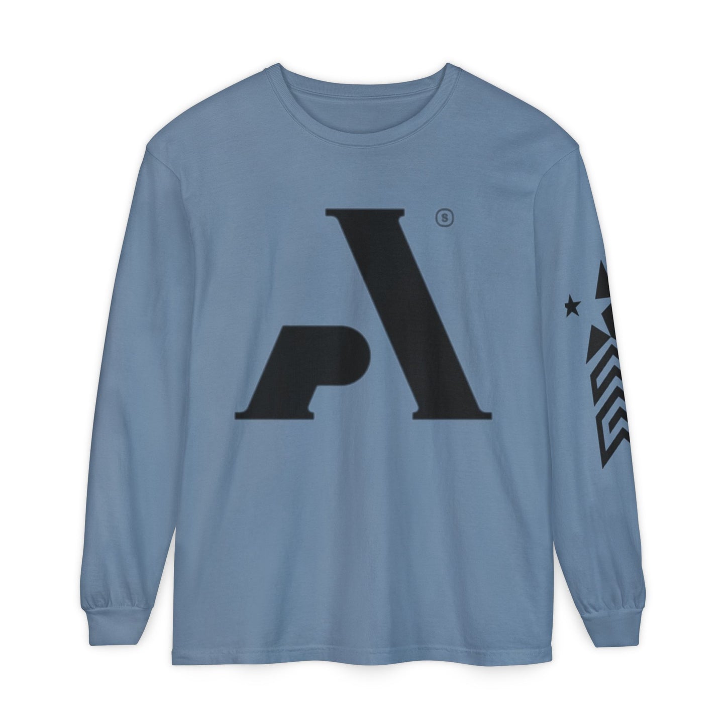 AP Logo  Long Sleeve T-Shirt | Casual Wear, Gift for Him Everyday Essentials, Trendy Fashion, Graphic Tee