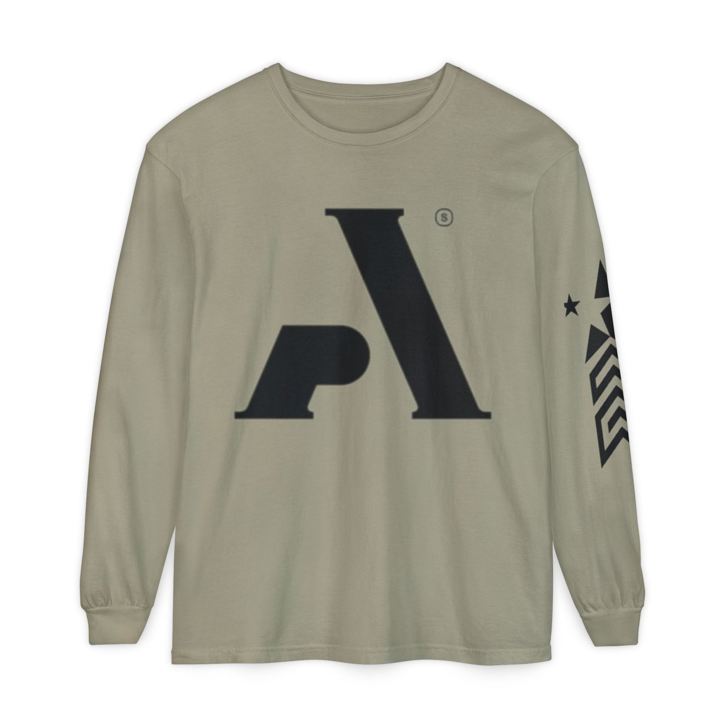 AP Logo  Long Sleeve T-Shirt | Casual Wear, Gift for Him Everyday Essentials, Trendy Fashion, Graphic Tee