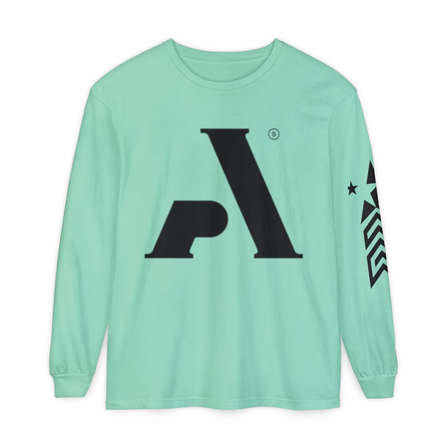 AP Logo  Long Sleeve T-Shirt | Casual Wear, Gift for Him Everyday Essentials, Trendy Fashion, Graphic Tee