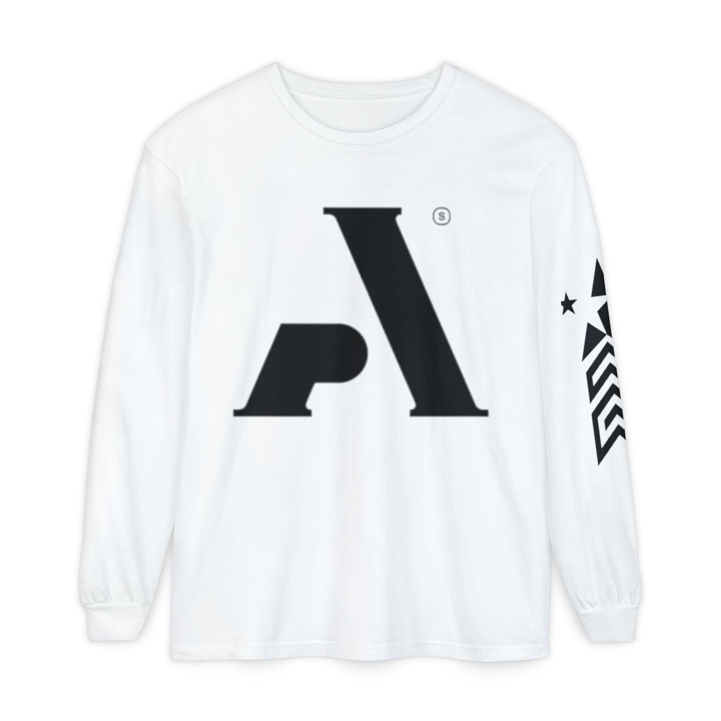 AP Logo  Long Sleeve T-Shirt | Casual Wear, Gift for Him Everyday Essentials, Trendy Fashion, Graphic Tee