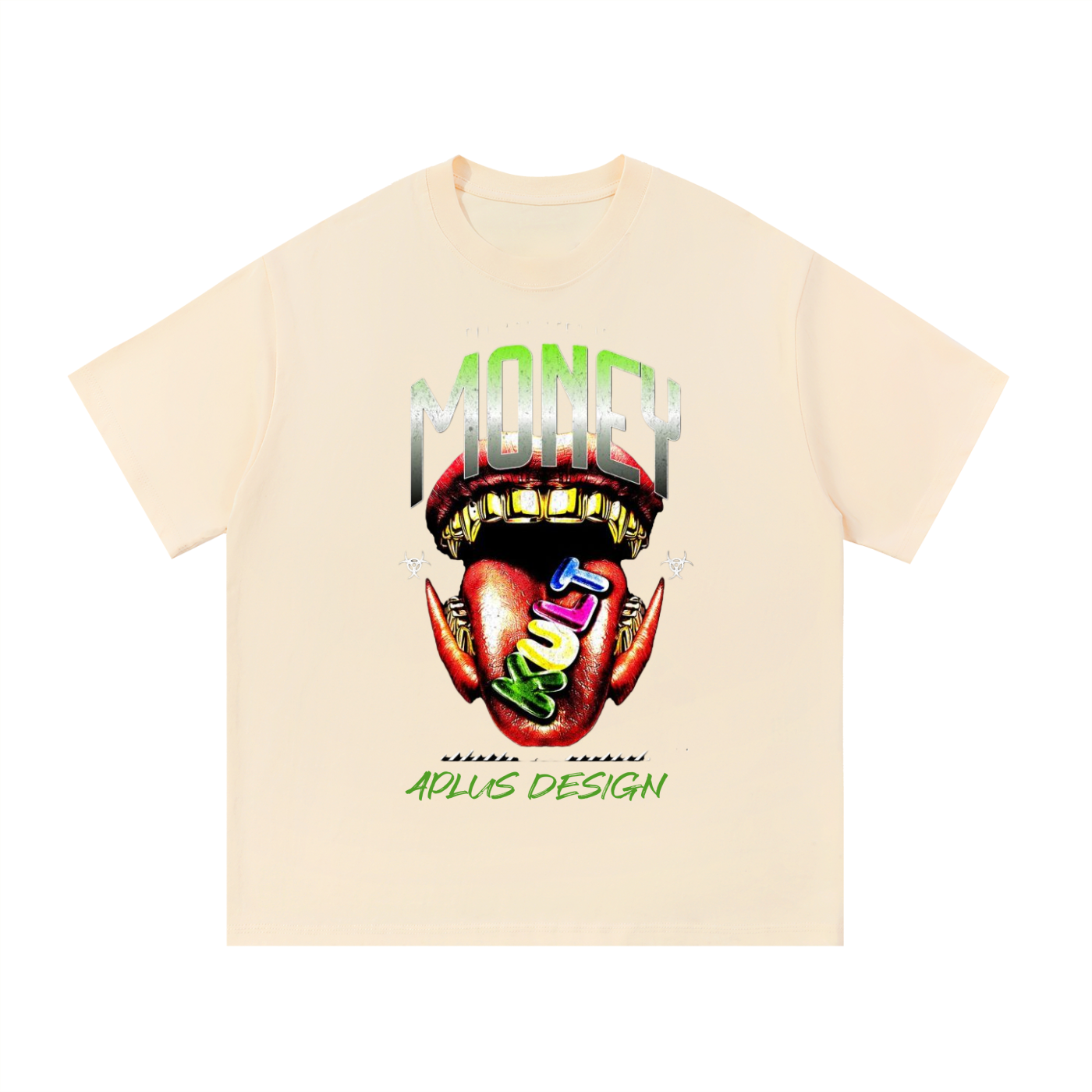 AP All U need Is Money Cotton T-Shirt