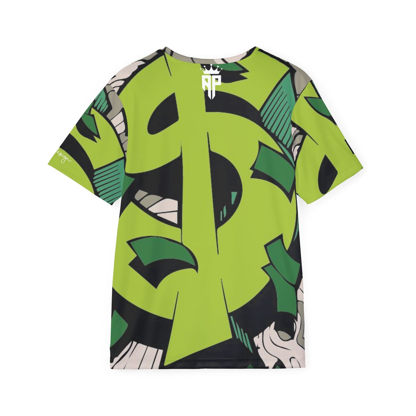 AP Green Dollar Sign Streetwear Tee