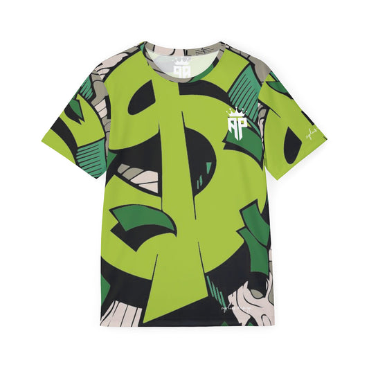 AP Green Dollar Sign Streetwear Tee