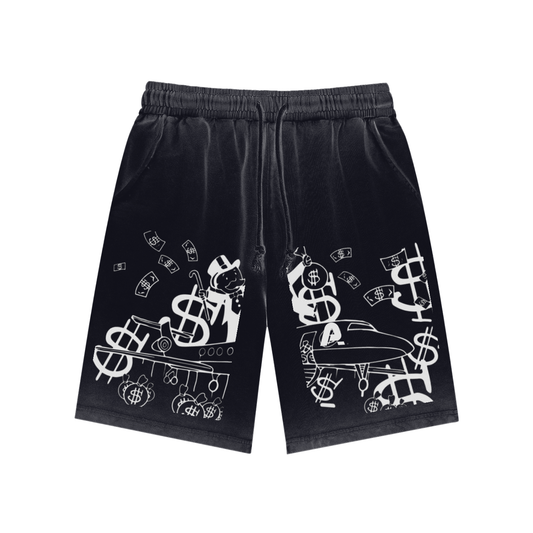AP Monopoly Money Dyed Sweatshorts